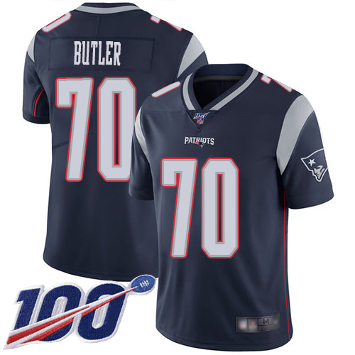 New England Patriots Football #70 Vapor Untouchable 100th Season Limited Navy Blue Men Adam Butler Home NFL Jersey->new england patriots->NFL Jersey